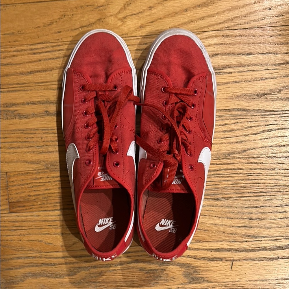 Nike Red Sneakers Great Condition